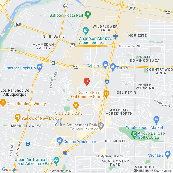 Sugar Defender location map: 4100 Wolcott Ave NE, Albuquerque, New York