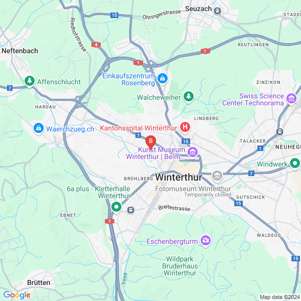 IT Support & Service - Computerhilfe, IT Dienstleister, Datensicherung, Fernwartung, Virenschutz & Computer Reparaturen location map: Walkestrasse 5, Winterthur, ZH